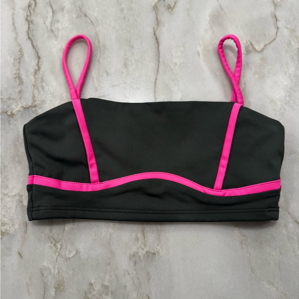 Tiger Friday Moss and Hot Pink Dance Top … CL